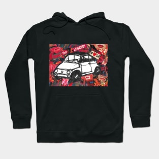 Fiat 500 collage - 1 Hoodie